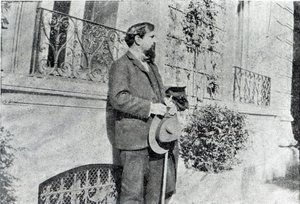 Claude Debussy en su jardín de French Photographer